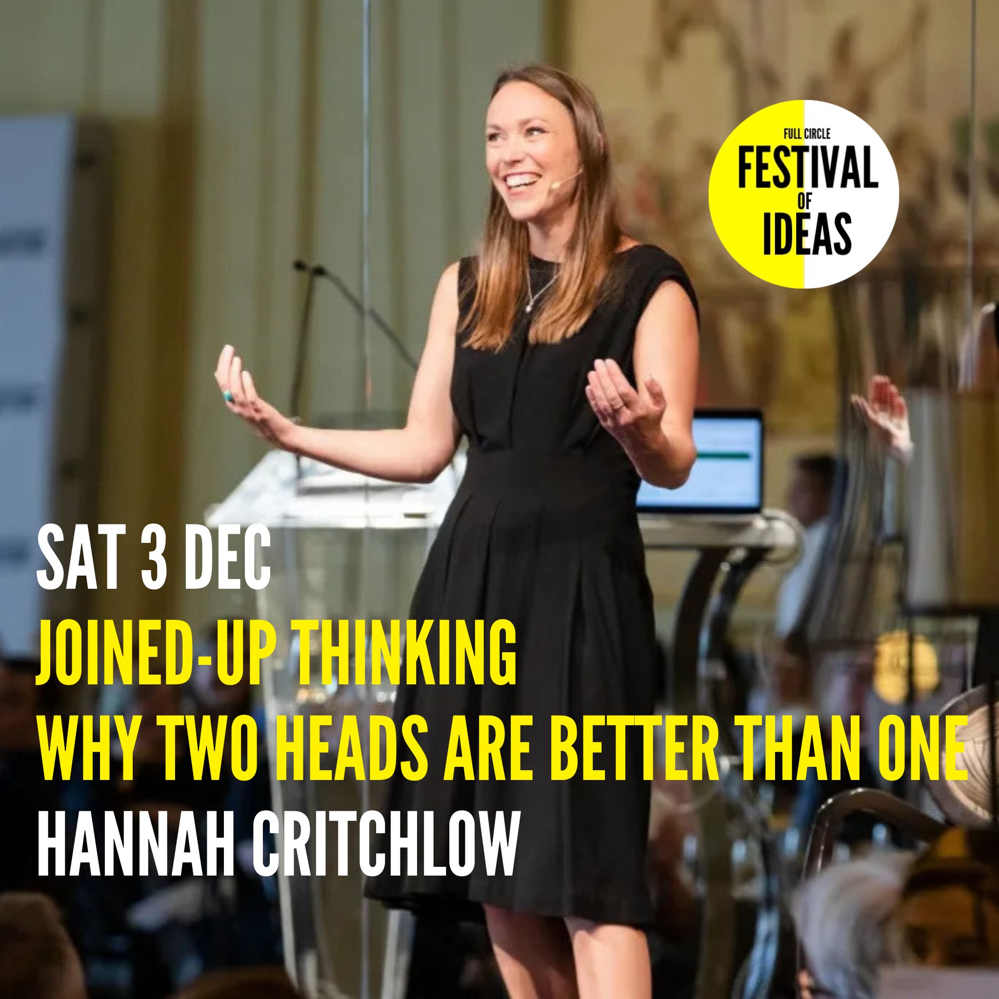 Hannah Critchlow Full Circle Festival of Ideas